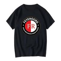 Feyenoord Nė žodžių, tik darbai FR Logotipo Marškinėliai S juoda