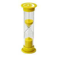 Multiple Durations Hourglass Timer 1/2/3/5/10 Minutes Sand Clock Plastic Hourglass  Home Use 3minutes white
