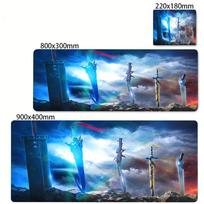 Final Fantasy VII Large Gaming Mouse Pad HD Computer Mousepad Gamer Laptop Mouse Mat Office Mausepad XXL Keyboard Mat Desk Pads 600x300x2mm