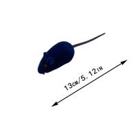 Bite-Resistant Vinyl Mouse Cat Toy with Sound and Optional Colors for Self-Entertainment