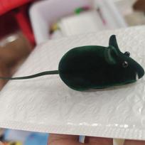 Bite-Resistant Vinyl Mouse Cat Toy with Sound and Optional Colors for Self-Entertainment