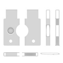 Metal Protective Case for YubiKey 5C NFC Metal Hard Shell Case Protective Cover Drop-Proof Security Key Cover Shell Protection
