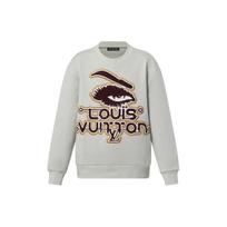 LOUIS VUITTON Vyriškas šviesiai žalias džemperis 1ABYJU XL Regular Edition white