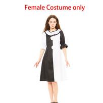 Terrifierr Cosplay Kostiumas 1 Rinkinys Moteriškas Arba Vyriškas Karnavalo Šventės Kūną Pritraukiantis Žudikų Klounų Kombinezonas Helovino Kostiumui XXL black
