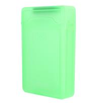 Hard Disk Protection Box 3.5in HDd SSD Shockproof Anti Static ABS Transparent Storage Case (Not Inclube Hard Disk) žalia