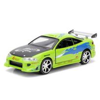Kyosho Jada Toys Fast & Furious 1/32 Mitsubishi Eclipse Green Graphics Brian's Car Diecast Model Car JADA97609 yellow