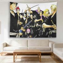 VIKAMA Bleach Ichigo Kurosaki Tapestry, Anime Wall Hanging Poster, Manga Aesthetic Decor for Bedroom Dorm Room 150X180CM