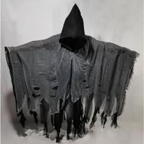 Halloween death cape cos skull clothes haunted house medieval retro cape horror robe zombie dress up One size fits all juoda