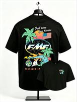 FMF Ride Bad Fast Motocross T Shirt for Unisex  Cotton Dirt Bike Racing Graphic Tee Casual Short Sleeve White  New S blue