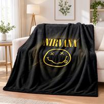Nirvana Printed Flannel Blanket Warm Comfort Bed Throw For Indoor Home Decoration 150cmx180cm