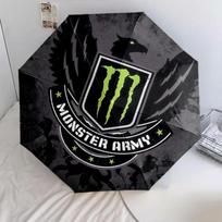Monster Energy pattern, automatic folding umbrella, portable and foldable design, 8 ribs, a Christmas or birthday gift. nan