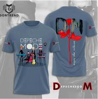 Collection DEPECHE MODE 3D shirtpolyester Gift Funny All Size Tee U18222 XL white