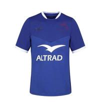 France Rugby Jersey Home Away Mens Womens Adult Training Sports Shirt S M L XL XXL XXXL M blue