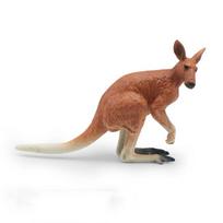 Handmad Kangaroo Action Figures Statue Simulated Wild Kangaroo Figurines  Desktop Decorative Style A