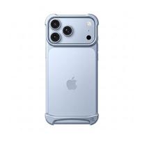 ARC PULSE Metalinis Guminis Telefono dėklas iPhone 17 18 Pro Max Air Plonas iPhone 18 Pro Max šviesiai mėlyna spalva