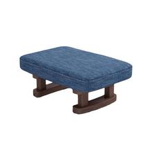 Rounded Edges Shoe Changing Bench Smooth Foot Rest Solid Wood Foot Stool  Sofa Foot Rest Style B3