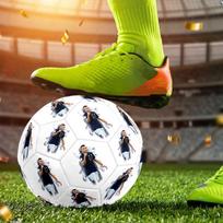 Mbappé 5 dydžio futbolo kamuolys, mašininio siuvimo, tinkamas treniruotėms ir varžyboms patalpoje ir lauke, idealus futbolo entuziastams zq