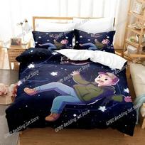 Cartoon Bee PuppyCat 3D NEW Duvet Cover Pillowcase Bedding Set Adult Boy Girl Bedroom Decoration Children Single Double Large 70x133cm 2pcs