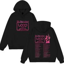 Ed Sheeran Loop Tour 2026 Print Hoodie Men Women Fashion Pullover Long Sleeves Casual Loose Oversized Sweatshirts Streetwear L black