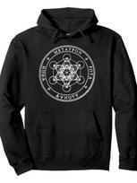 Holy Seal Of Archangel Metatron Aka Enoch Sigil Pullover Hoodie Hoodie Outdoor Hoodies Pullovers And SweatshirtsGraphic Hoodie Sud M black
