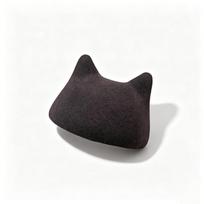 Premium Wool Cat Ear Beret Cat Ear Pattern Wool Beret Hat New Painter Hat tamsios kavos spalvos