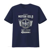 Motor Oil T Shirt Oily Rag Co Biker  Stroke Motorcycle vintage Washed Versatile streetwear graphic Stylish XL white