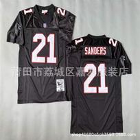 Vintage Atlanta Falcons NFL Football Jersey Style Basketball Shirt Cotton Mens Sport Top Fall Vintage XXXL