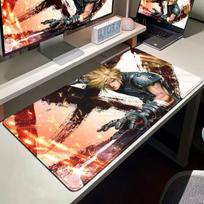 Final Fantasy 7 Large Gaming Mouse Pad HD Computer Mousepad PC Gamer Laptop Mouse Mat Office Mausepad XXL Keyboard Mat Desk Pad 300x600MM