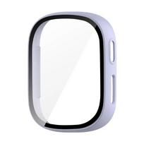 Glass+Case for XPLORA X6 Play Kids SmartWatch,All-Around Screen Protector Hard PC Bumper Tempered Glass for Xplora X5 Play Cover 7 Lavender For Xplora X6 Pl white
