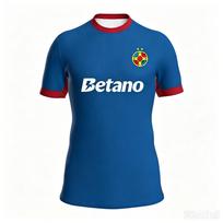 2026-27 FCSB namų ir išvykos marškinėliai su 3D skaitmenine spauda, patogus ir kvėpuojantis sportinis laisvalaikio viršus, unisex S red
