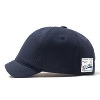 Trucker Style Short Brim Baseball Cap Cotton Nylon Dad Hat Adjustable Fastener Tape Low Profile Caps Men Women black
