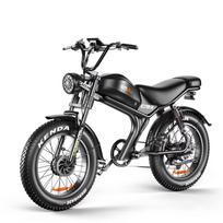 EMOKO C93 2000W Dual Motor 48V 23AH Lithium Battery Adult Electric Bicycle 20 Inch Fat Tire Mountain Off-Road All Terrain Ebike