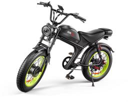 EMOKO C93 2000W Dual Motor 48V 23AH Lithium Battery Adult Electric Bicycle 20 Inch Fat Tire Mountain Off-Road All Terrain Ebike