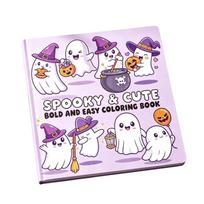 Enlightenment Graffiti Copy Sketch Book Spooky & Cute Bold and Easy Coloring Book  Zero Foundation Easy Coloring Book white