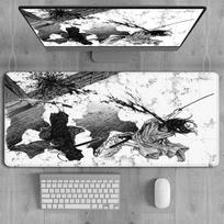 XXL Japan Samurai katana xcm Mouse Pad Vagabond Manga Keyboard Anime Gaming Accessories Game Cabinet Carpet expand Desk Mat 30x80x0.2cm