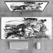 XXL Japan Samurai katana xcm Mouse Pad Vagabond Manga Keyboard Anime Gaming Accessories Game Cabinet Carpet expand Desk Mat 30x80x0.2cm