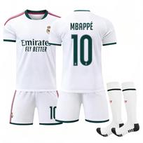 Paaugliams Vaikams Suaugusiems Futbolo Aprangos 2026-27 Real Madrid Namų #10MBAPPÉ Sportinio Treniruotės Džersio Rinkinys su Kojinėmis L