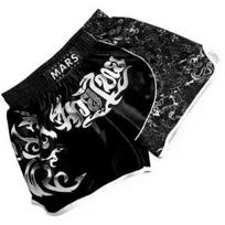 Mens MMA Shorts Boxing Training Pants Muay Thai Sanda Combat Sports Gym Workout Lightweight Stretch Fabric M Height 160cm black