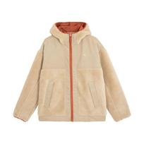 PUMA MMQ Velvet Jackets Unisex Roasted Almond Hooded M beige