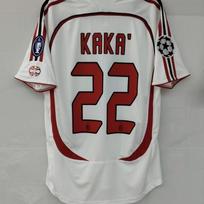 AC Milan Retro Futbolo Marškinėliai 22 Kaka Treniruočių Marškinėliai Kvėpuojantys Greitai Džiūstantys Trumpomis Rankovėmis Futbolo Viršus Vyrams Medium