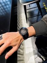 Kirmgraužio koncepto automatinis mechaninis vyriškas laikrodis, giliai atsparus vandeniui, idealus dovanų vyrams per šventes gray