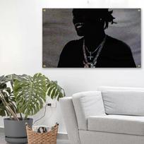 Ken Music Carson Flag Funny Tapestry 3X5FT Wall Hanging Banner For Man Cave Bedroom Frat College Room Guys Dorm Decoration 98×71inch/250*180cm