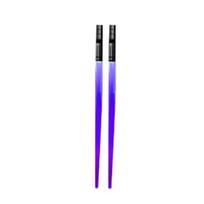Glowing Light Saber Chopsticks Washable Luminous Chopstick Tableware LED Chopstick  Party violetinė