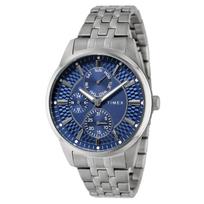 Watch Timex Chicago Multifunction TW2Y21500 Quartz 5 ATM Water Resistant Mineral Glass Blue Dial Stainless Steel [TIMEX] Men's mėlyna