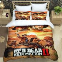 Red Dead Redemption 2 Bedding Sets exquisite supplies set print duvet cover bed comforter set bedding set luxury birthday gift 70x133cm 2pcs white