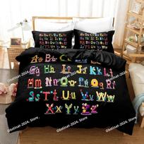 Alphabet Lore Bedding Set Single Twin Full Queen King Size Bed Set Kids Girls Boys Bedroom Duvet Cover Sets Anime Bed Linen 70x133cm 2pcs