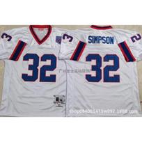 Mens Retro NFL Buffalo Bills Football Jersey Short Sleeve Cotton Blend Embroidered Team Apparel XXXL