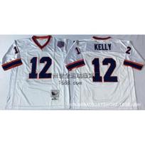 Mens Retro NFL Buffalo Bills Football Jersey Short Sleeve Cotton Blend Embroidered Team Apparel XXXL