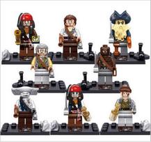 Pirate Minifigures Building Blocks Set KSZ515 KSZ518 KSZ719 KSZ722 Mini Figures Toy Gift 5cm