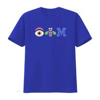 IBM Kompiuterių Logotipas Akis Bitė M Technologija Marškinėliai Dydis Vidutinis Šaunus Dizainas Technologijų Mėgėjams vintažinis Išskalbtas grafinis Patogus XL mėlyna